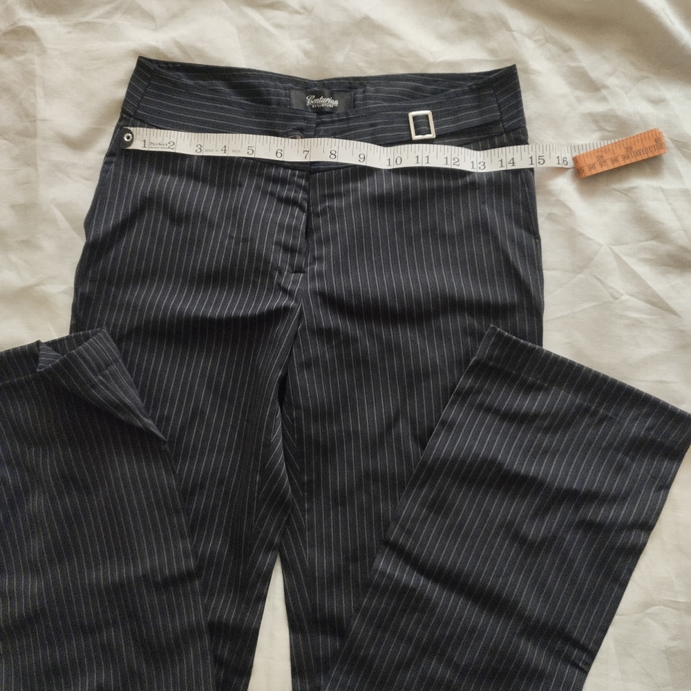 ๐ unused black regular fit stripe formal trousers - Picture 3 of 10